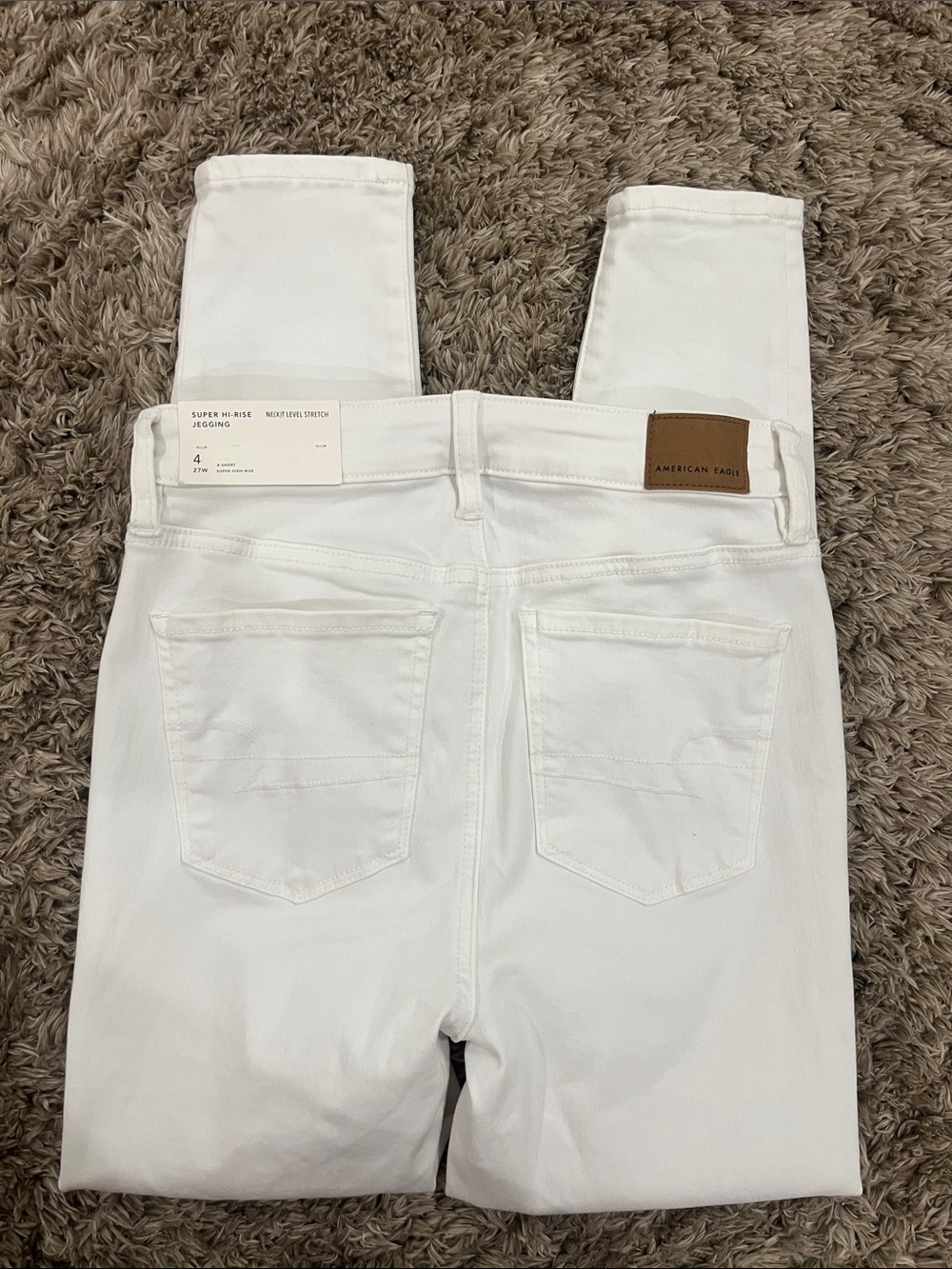 American Eagle Outfitters White Skinny Jeans - Picture 6 of 8